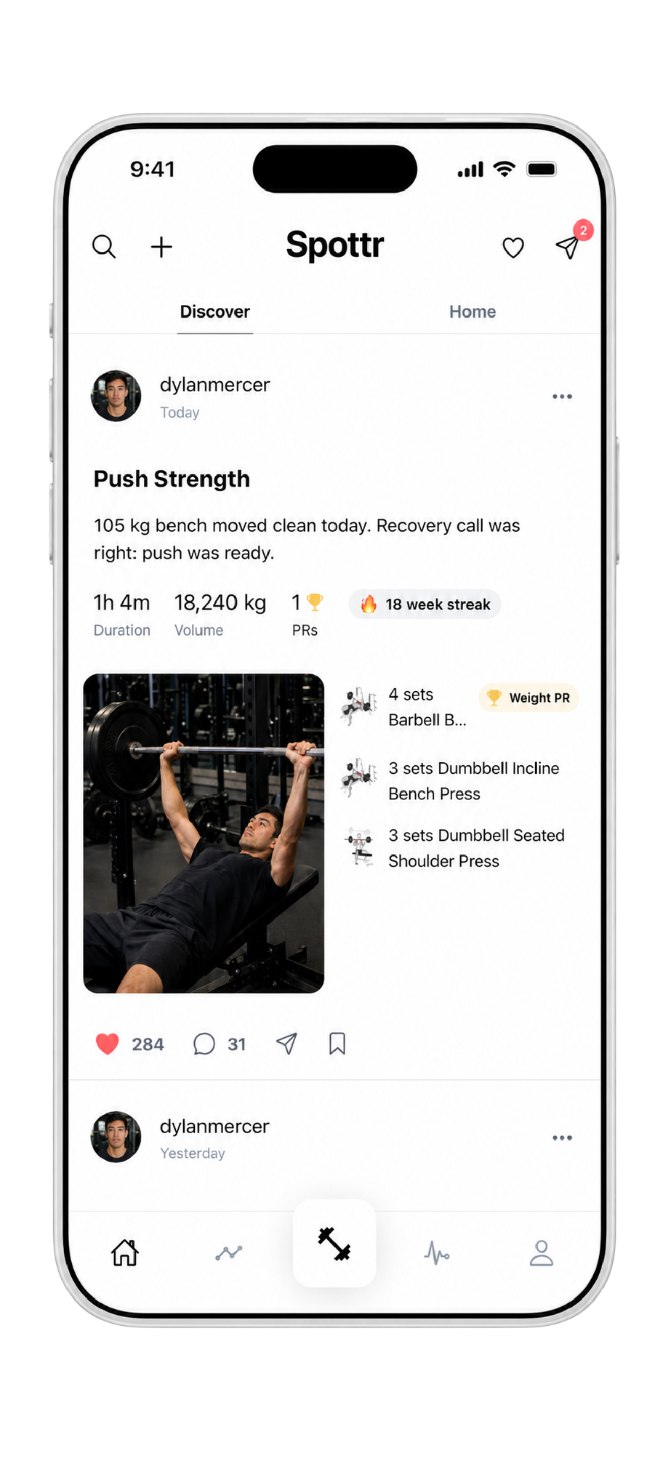 Workout post
